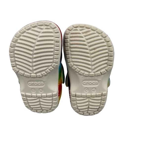 Crocs Tie Dye Slip On Shoes Size 4 C Toddler - Picture 7 of 7